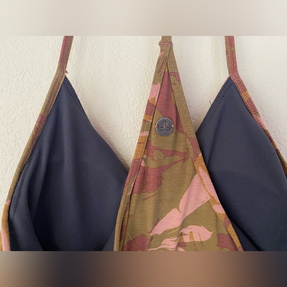 Prana Ayla Spaghetti Strap Racerback Midi Dress with Built in Bra - Picture 5 of 6